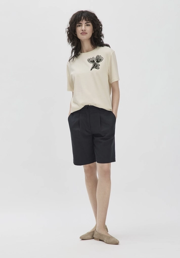 Heavy Jersey T-Shirt Oversize aus reiner Bio-Baumwolle - 1