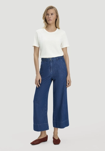 T-Shirt Relaxed aus Leinen und Bio-Baumwolle - 1