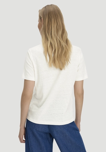 T-Shirt Relaxed aus Leinen und Bio-Baumwolle - 2