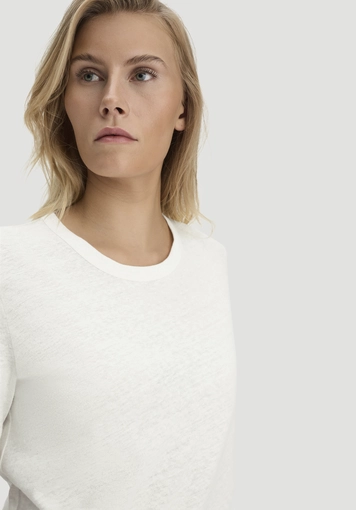 T-Shirt Relaxed aus Leinen und Bio-Baumwolle - 3