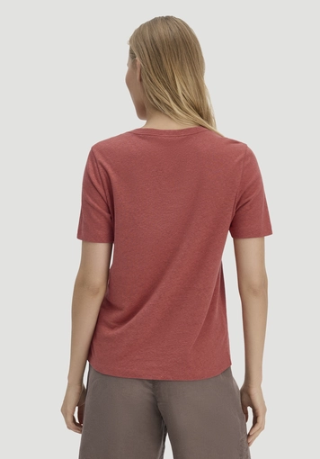 Relaxed T-shirt made of linen and organic cotton - 2