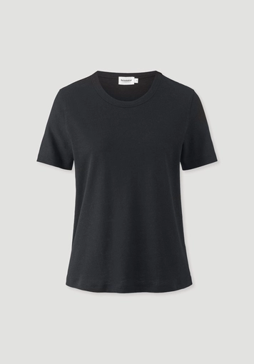 Relaxed T-shirt made of linen and organic cotton - 5