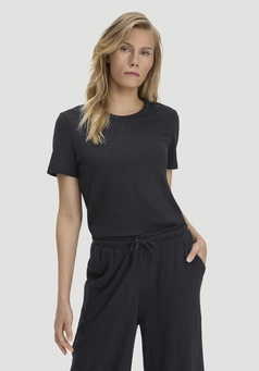 T-Shirt Relaxed aus Leinen und Bio-Baumwolle