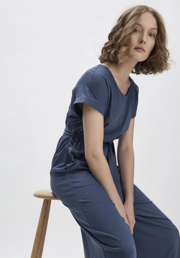 Jersey Jumpsuit Oversize aus reiner Bio-Baumwolle - 2
