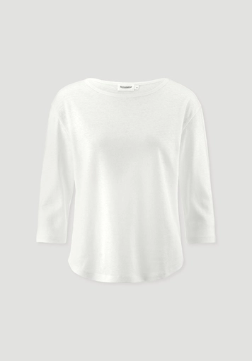 Relaxed long-sleeve shirt made of linen with pure organic cotton Relaxed long-sleeve shirt made of linen with pure organic cotton