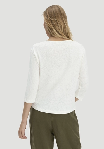 Longsleeve Relaxed aus Leinen mit reiner Bio-Baumwolle - 2