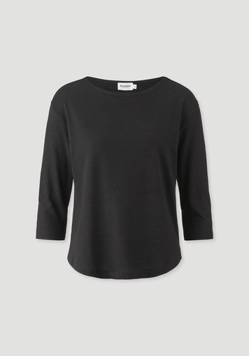 Longsleeve Relaxed aus Leinen mit reiner Bio-Baumwolle - 4