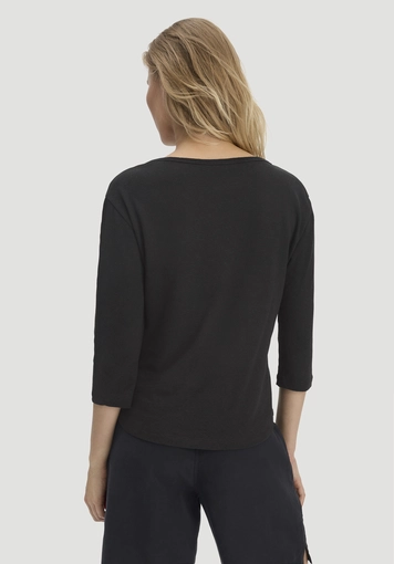 Longsleeve Relaxed aus Leinen mit reiner Bio-Baumwolle - 2