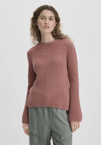 Knitted sweater regular made of pure organic cotton - 0
