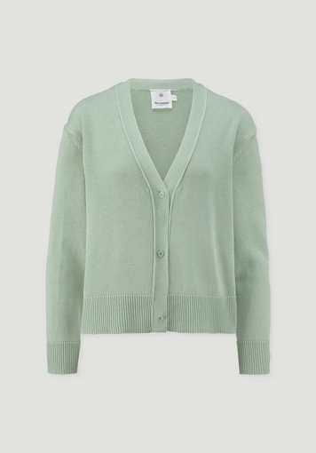 Strick Jacke Relaxed aus Bio-Baumwolle mit Leinen - 5