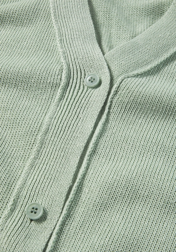Strick Jacke Relaxed aus Bio-Baumwolle mit Leinen - 6