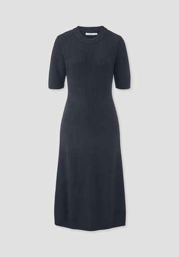 Strick Kleid Midi Slim aus reiner Bio-Baumwolle - 4
