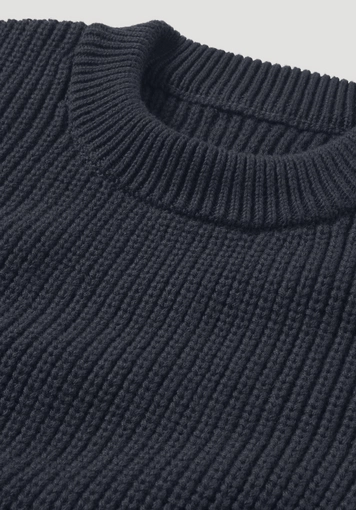 Strick Kleid Midi Slim aus reiner Bio-Baumwolle - 5