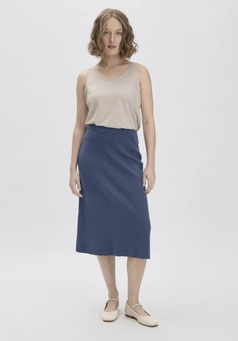 Knitted skirt Midi Regular made of pure organic cotton