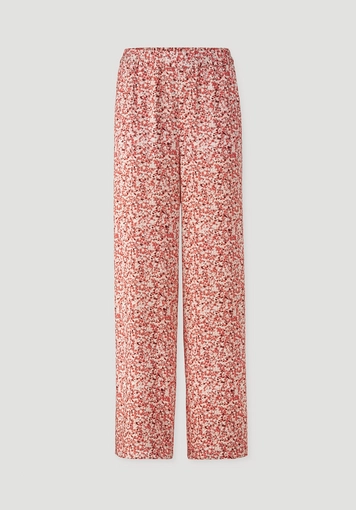 Print Hose Wide Leg Relaxed aus LENZING™ ECOVERO™ Viskose - 5