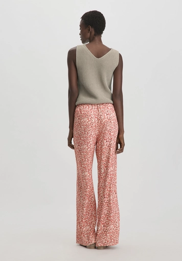 Print Hose Wide Leg Relaxed aus LENZING™ ECOVERO™ Viskose - 1