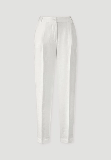 Hose Straight Leg Relaxed aus reinem Leinen