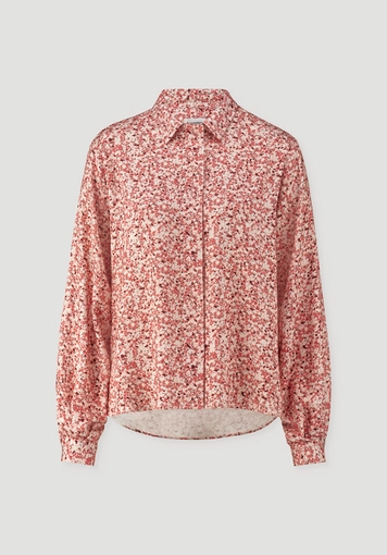Print blouse Relaxed made of pure LENZING™ ECOVERO™ viscose