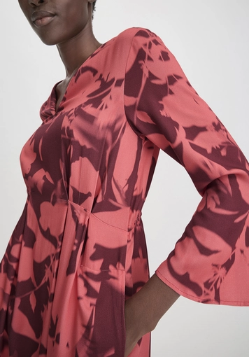 Print Kleid Midi Relaxed aus LENZING™ ECOVERO™ Viskose - 2