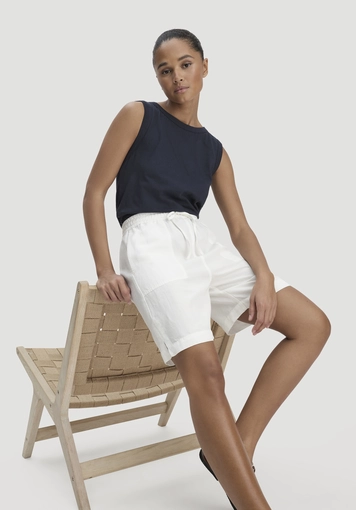 Shorts Relaxed aus weichem TENCEL Lyocell mit Leinen - 3