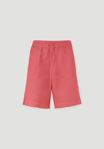 Relaxed shorts made of soft TENCEL Lyocell with linen