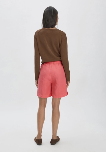 Shorts Relaxed aus weichem TENCEL Lyocell mit Leinen - 1