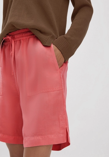 Relaxed shorts made of soft TENCEL Lyocell with linen - 2