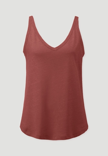Jersey Top Regular made of linen and organic cotton