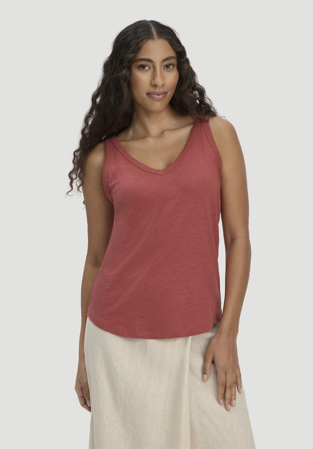 Jersey Top Regular made of linen and organic cotton