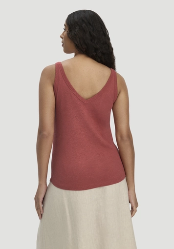 Jersey Top Regular made of linen and organic cotton - 2