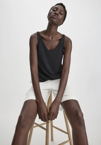 Jersey Top Regular made of linen and organic cotton - 4