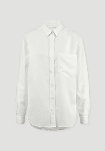 Bluse Relaxed aus weichem TENCEL™ Lyocell mit Leinen - 4