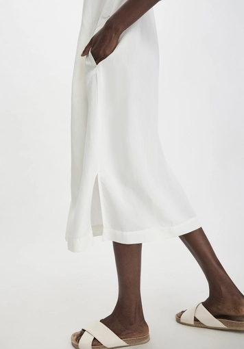 Kleid Midi Relaxed aus TENCEL Lyocell mit Leinen - 2