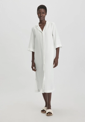 Kleid Midi Relaxed aus TENCEL Lyocell mit Leinen - 4