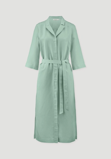 Kleid Midi Relaxed aus TENCEL Lyocell mit Leinen - 4