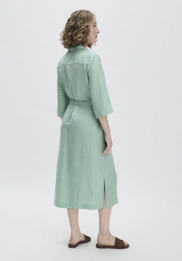 Kleid Midi Relaxed aus TENCEL Lyocell mit Leinen - 1