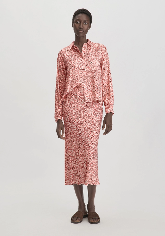 Print Skirt Midi Regular made of pure LENZING™ ECOVERO™ viscose