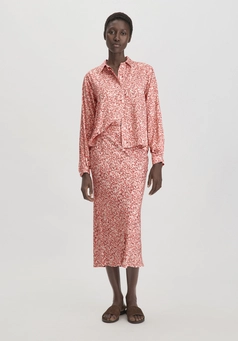 Print Skirt Midi Regular made of pure LENZING™ ECOVERO™ viscose