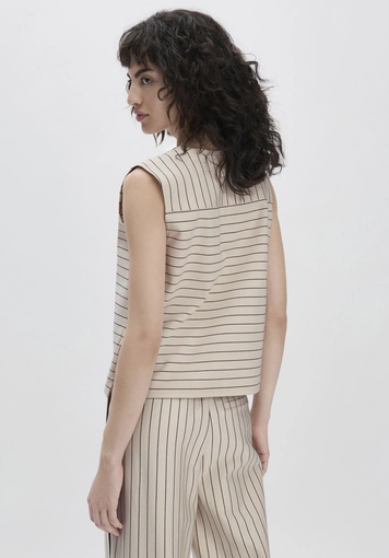 Streifen Jersey Top Relaxed aus weicher Bio-Baumwolle - 2