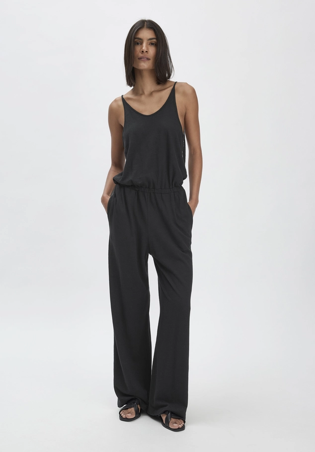 Jersey Jumpsuit Relaxed aus Leinen und Bio-Baumwolle