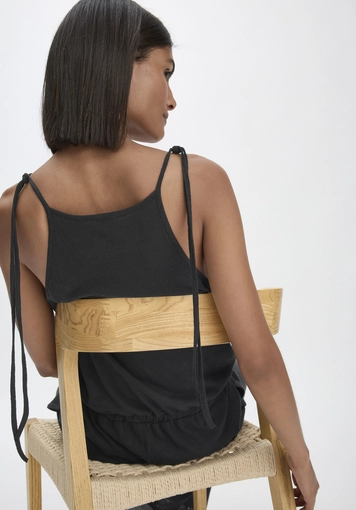 Jersey Jumpsuit Relaxed aus Leinen und Bio-Baumwolle - 2
