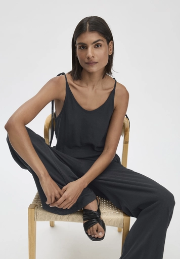 Jersey Jumpsuit Relaxed aus Leinen und Bio-Baumwolle - 3