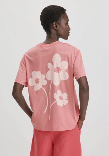 Print T-Shirt Oversize aus reiner Bio-Baumwolle - 0