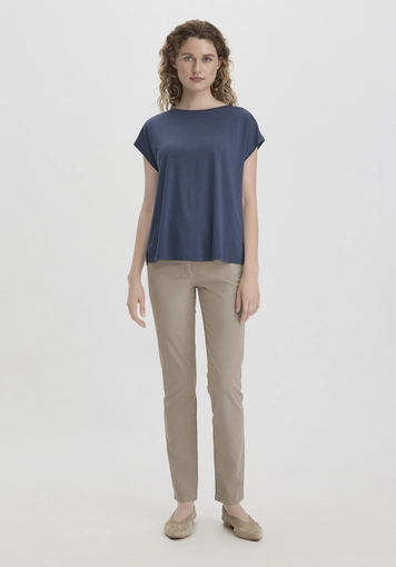 5-Pocket Hose Skinny aus TENCEL™ Lyocell mit reiner Bio-Baumwolle - 0