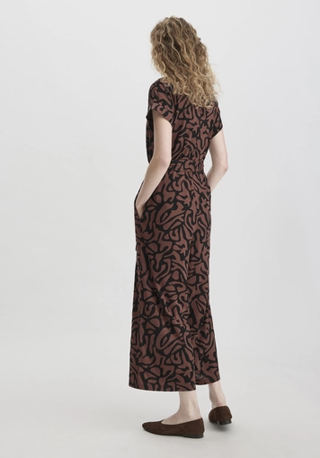 Print Jersey Jumpsuit Oversize aus reiner Bio-Baumwolle - 1