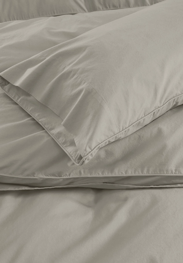 Percale bedding set made from pure organic cotton