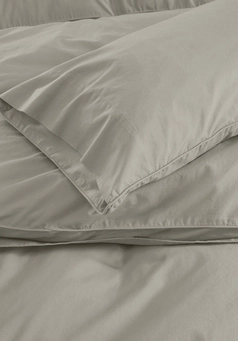 Percale bedding set made from pure organic cotton