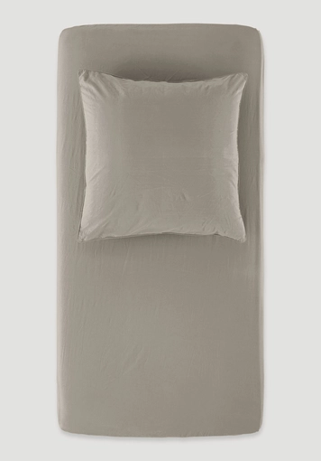 Percale fitted sheet made from pure organic cotton Percale fitted sheet made from pure organic cotton