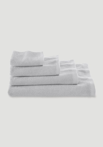 Terry towel with structure made of pure organic cotton