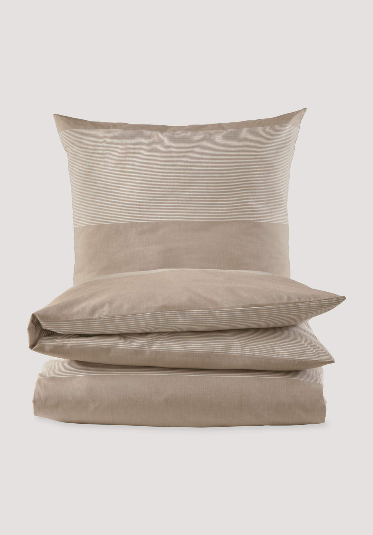 hessnatur Renforcé Bettwäsche-Set RENA aus Bio-Baumwolle - beige - Größe 15 günstig online kaufen